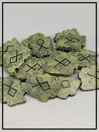 Руны, ресурсы для настольных игр, 15 шт.