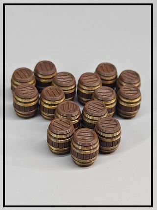Бочка, ресурсы для настольных игр, 15 шт.